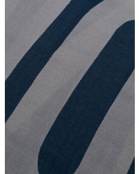 Мужской темно-синий шарф с принтом от Moschino