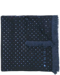 Женский темно-синий шарф с принтом от Twin-Set