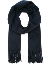 Мужской темно-синий шарф от Ami