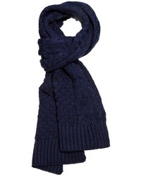 Мужской темно-синий шарф от Asos
