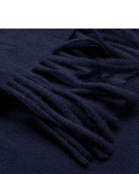 Мужской темно-синий шарф от Acne Studios