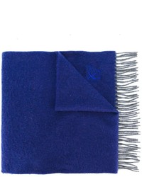 Мужской темно-синий шарф от Canali