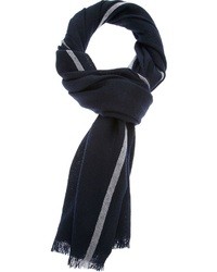 Мужской темно-синий шарф от Christian Dior