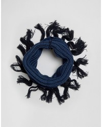 Женский темно-синий шарф от Alice Hannah