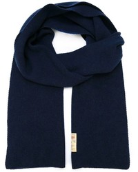 Мужской темно-синий шарф от DSQUARED2