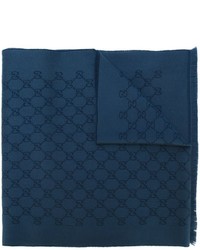 Мужской темно-синий шарф от Gucci