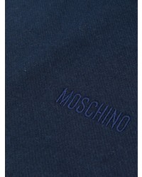 Мужской темно-синий шарф от Moschino