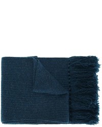 Мужской темно-синий шарф от Marc Jacobs