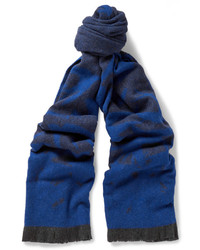 Мужской темно-синий шарф от McQ