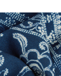 Мужской темно-синий шарф от Loewe