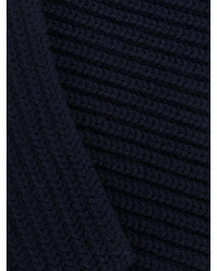 Мужской темно-синий шарф от DSQUARED2