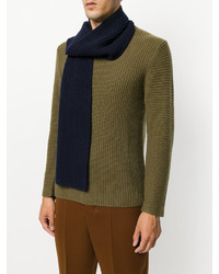 Мужской темно-синий шарф от Joseph