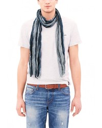 Мужской темно-синий шарф от s.Oliver