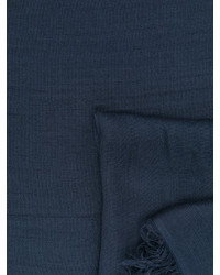 Мужской темно-синий шарф от Paolo Pecora