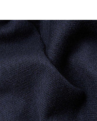 Мужской темно-синий шарф от Bottega Veneta