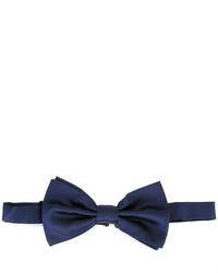Мужской темно-синий шелковый галстук-бабочка от Dolce & Gabbana