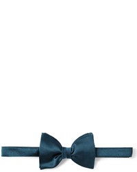 Мужской темно-синий шелковый галстук-бабочка от Lanvin
