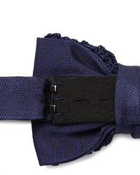 Мужской темно-синий шелковый галстук-бабочка от Lanvin