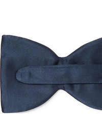 Мужской темно-синий шелковый галстук-бабочка от Maximilian Mogg