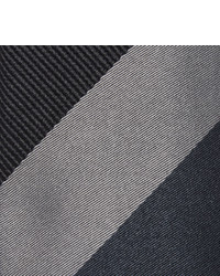 Мужской темно-синий шелковый галстук от Dries Van Noten