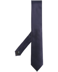Мужской темно-синий шелковый галстук от Dolce & Gabbana