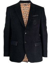 Мужской темно-синий шелковый пиджак от Billionaire