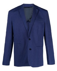 Мужской темно-синий шелковый пиджак от Orlebar Brown