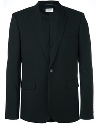 Мужской темно-синий шелковый пиджак от Saint Laurent