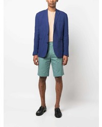 Мужской темно-синий шелковый пиджак от Orlebar Brown