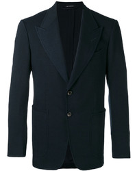 Мужской темно-синий шелковый пиджак от Tom Ford