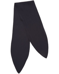 Женский темно-синий шелковый шарф от Chloé