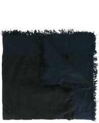 Мужской темно-синий шелковый шарф от Faliero Sarti