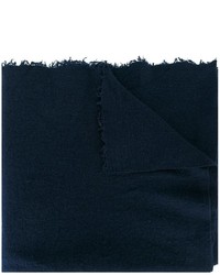 Мужской темно-синий шелковый шарф от Faliero Sarti
