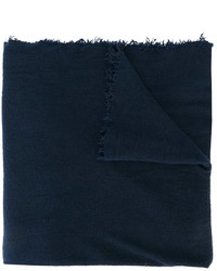 Женский темно-синий шелковый шарф от Faliero Sarti