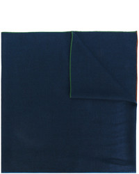 Мужской темно-синий шелковый шарф от Loro Piana