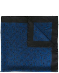 Женский темно-синий шелковый шарф от Sonia Rykiel