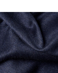 Мужской темно-синий шелковый шарф от Tod's