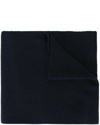 Мужской темно-синий шерстяной вязаный шарф от Dolce & Gabbana