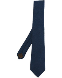 Мужской темно-синий шерстяной галстук от Church's