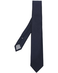 Мужской темно-синий шерстяной галстук от Eleventy