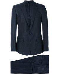Темно-синий шерстяной костюм от Dolce & Gabbana
