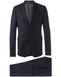 Темно-синий шерстяной костюм от Emporio Armani