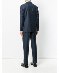 Темно-синий шерстяной костюм от Canali