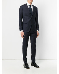 Темно-синий шерстяной костюм от Tonello