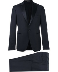 Темно-синий шерстяной костюм от Tagliatore