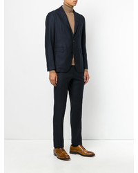 Темно-синий шерстяной костюм от Tagliatore