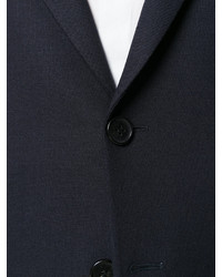 Темно-синий шерстяной костюм от Neil Barrett