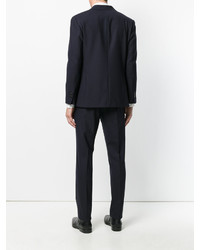 Темно-синий шерстяной костюм от Neil Barrett