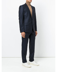 Темно-синий шерстяной костюм от Dolce & Gabbana