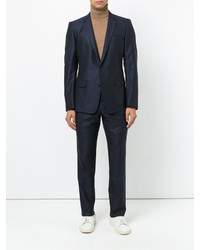 Темно-синий шерстяной костюм от Dolce & Gabbana